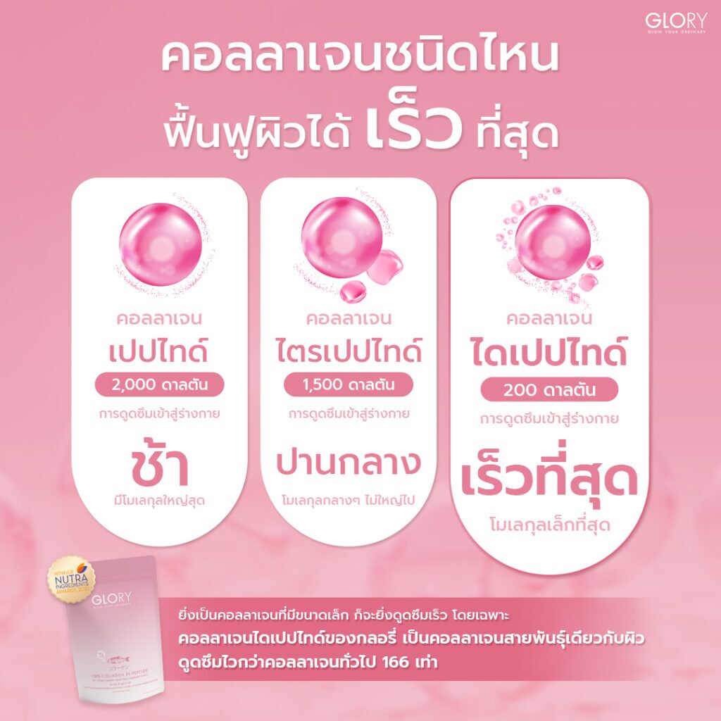 glorycollagenขนาดโมเลกุล
